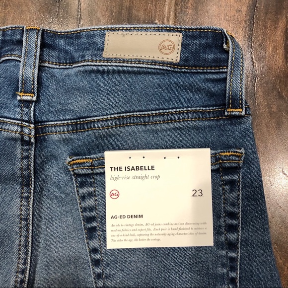 NWT AG-ED Isabelle High-Rise Denim Jeans Sz 23